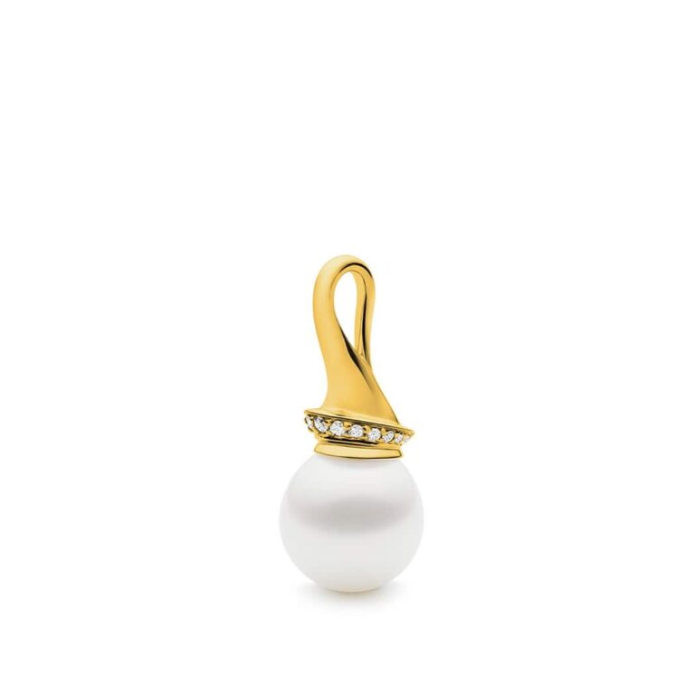 Kailis Swan Pendant, 18ct Yellow Gold