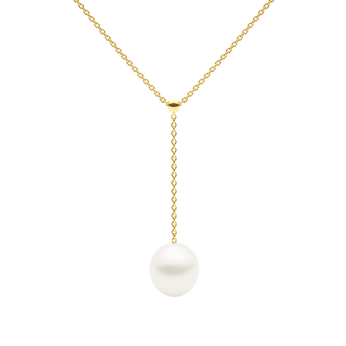 Negligee Necklace, Yellow Gold-0