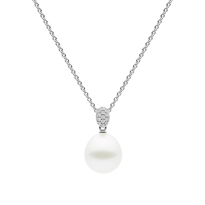 Galene Pendant, White Gold-0