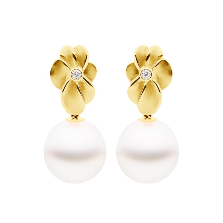 Bloom Earrings Yellow Gold