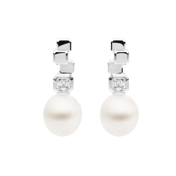 Nouveau Meridian WG Stud Earrings