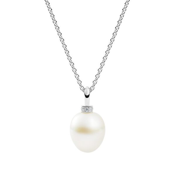 Celeste Pendant, White Gold