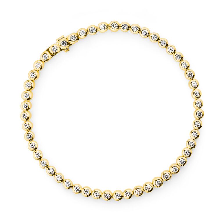 Tennis Bracelet, Yellow Gold