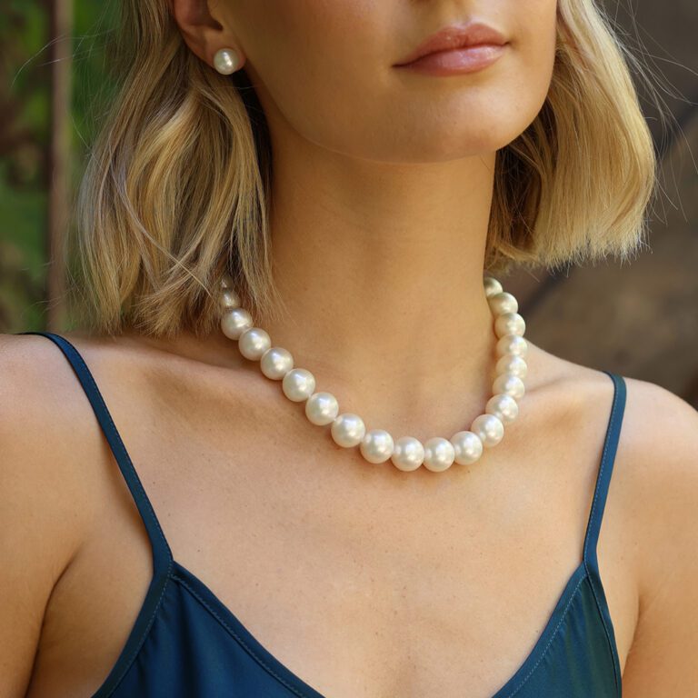 307110 Semi Round Collier Strand YG - content