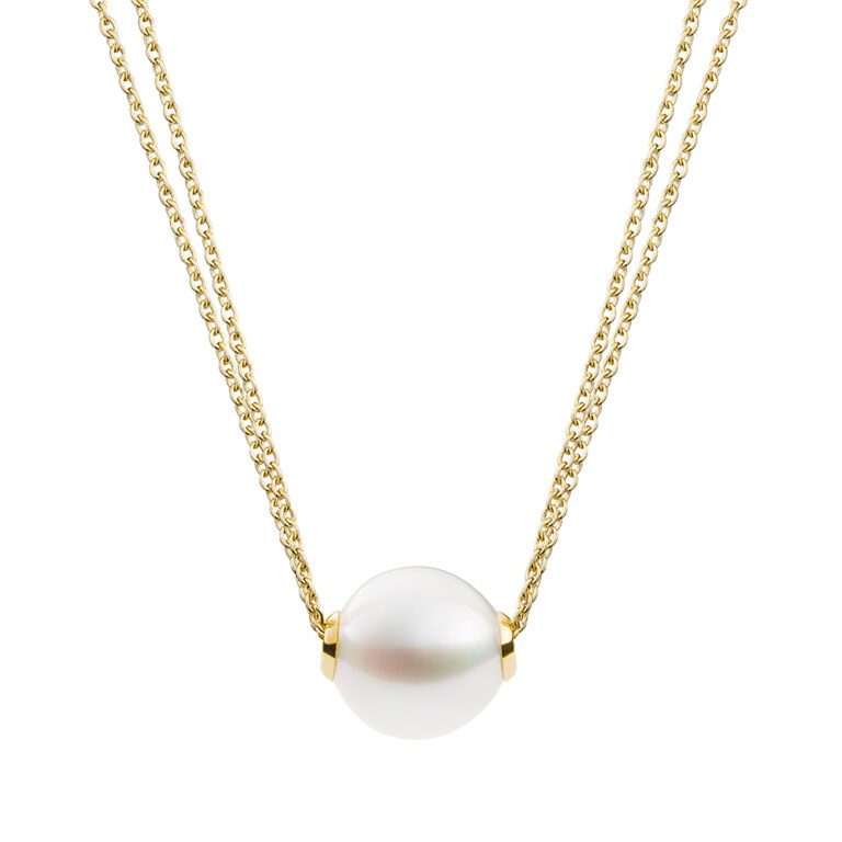 Sliding Pearl Necklace YG Double - Sum Effect