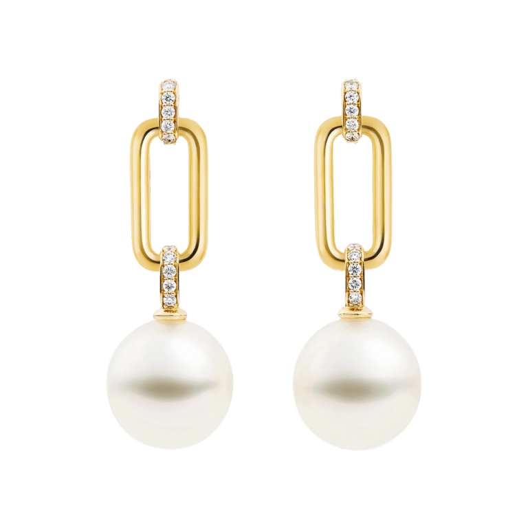 Halcyon Link Diamond Earrings nb 2